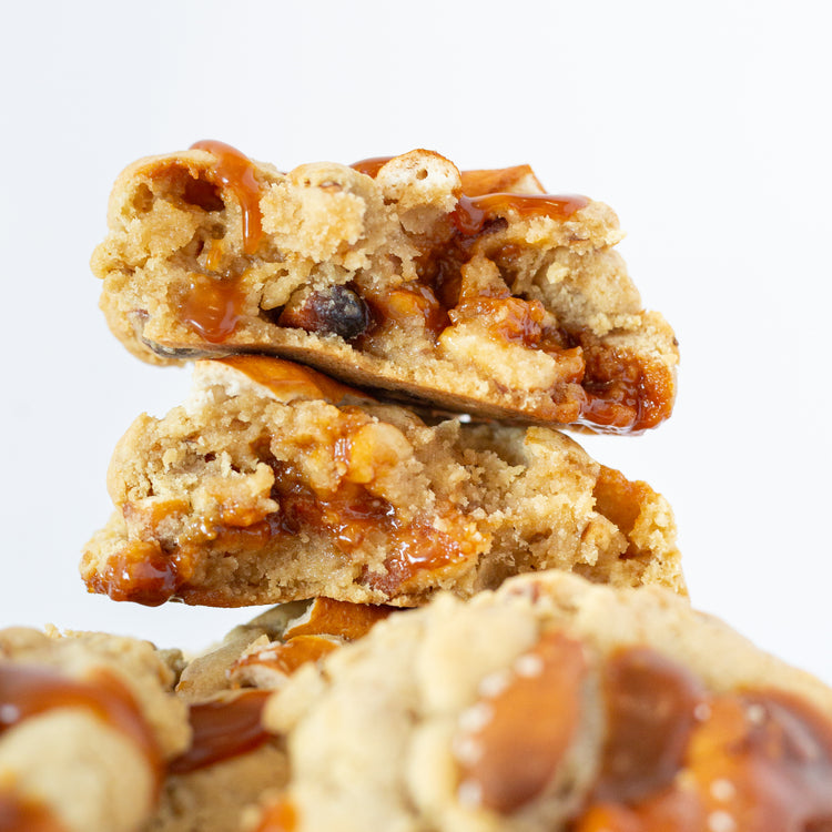 Salted Caramel Pretzel Cookie