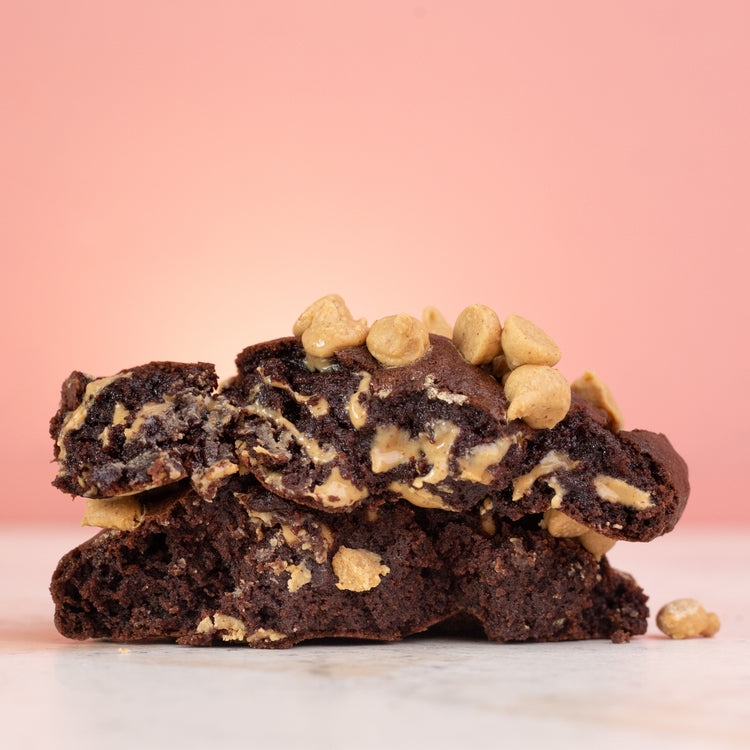 Brownie Peanut Butter Chip Cookie