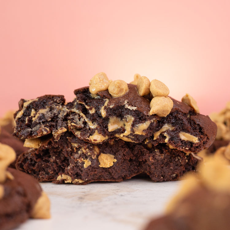 Brownie Peanut Butter Chip Cookie