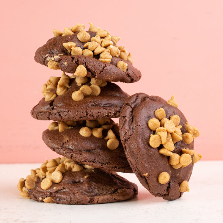 Brownie Peanut Butter Chip Cookie