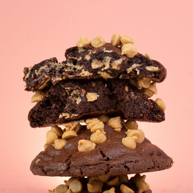 Brownie Peanut Butter Chip Cookie