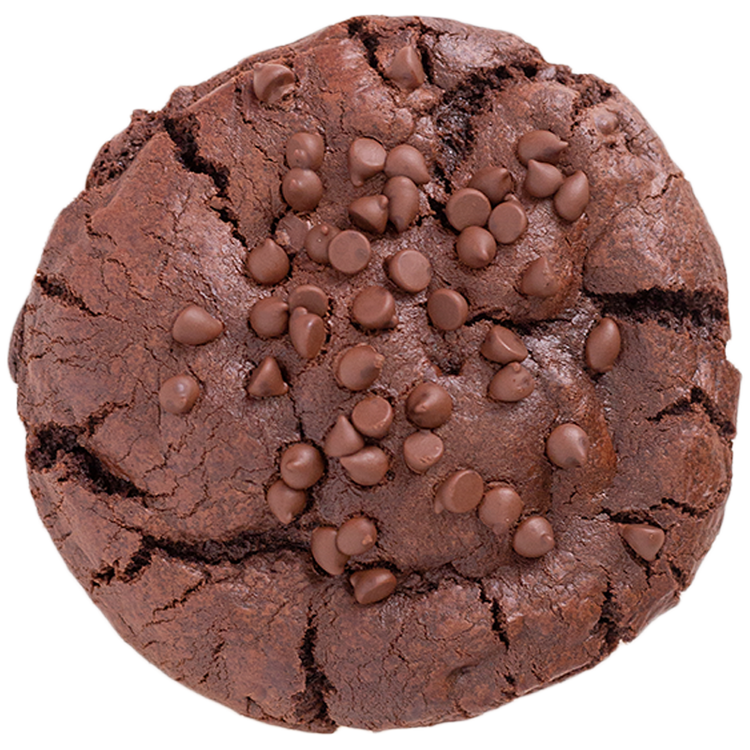 Vegan-Friendly Double Chocolate Brownie Cookie
