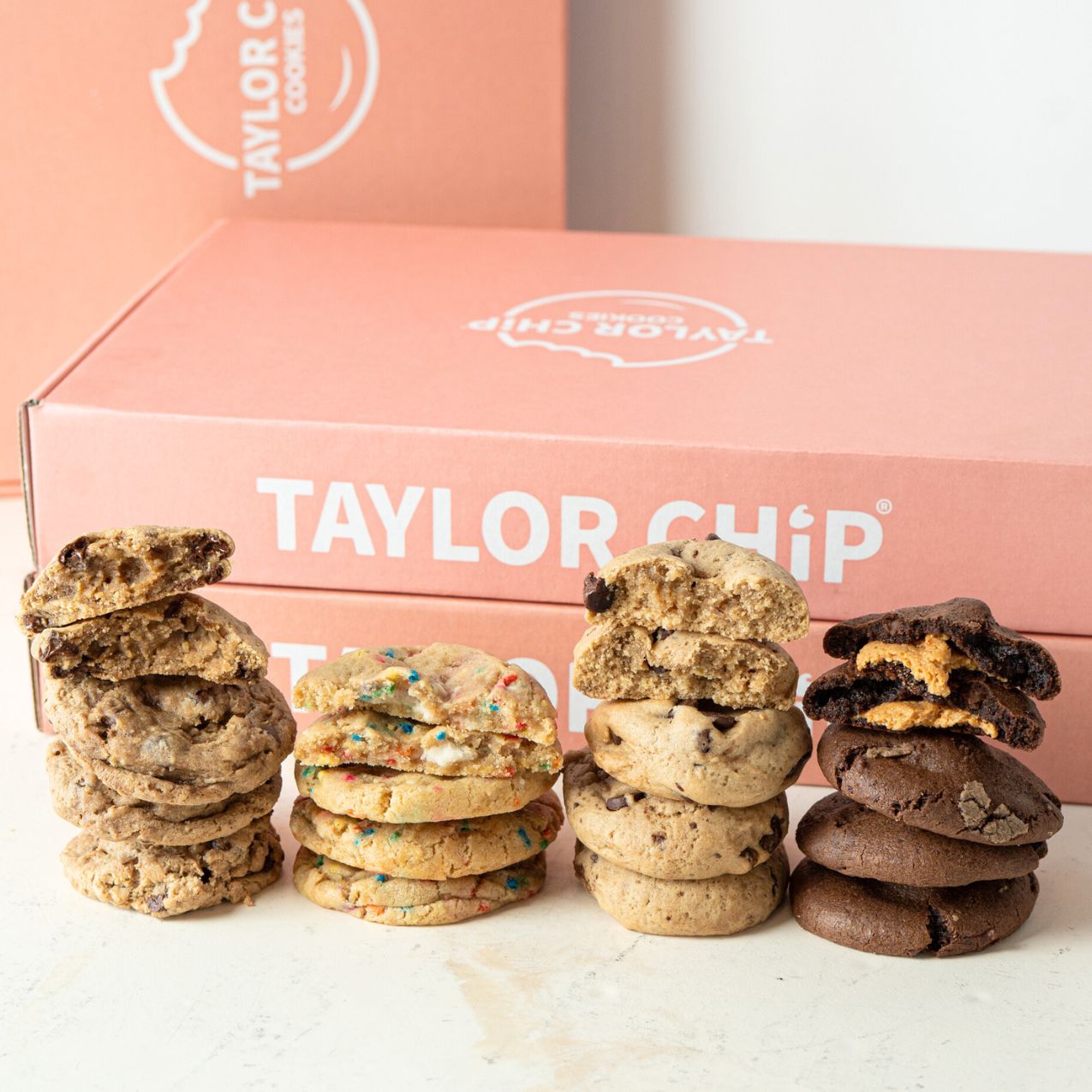 Taylor Chip Mini Stuffed Cookies (16-Pack) – 1.8 oz Each