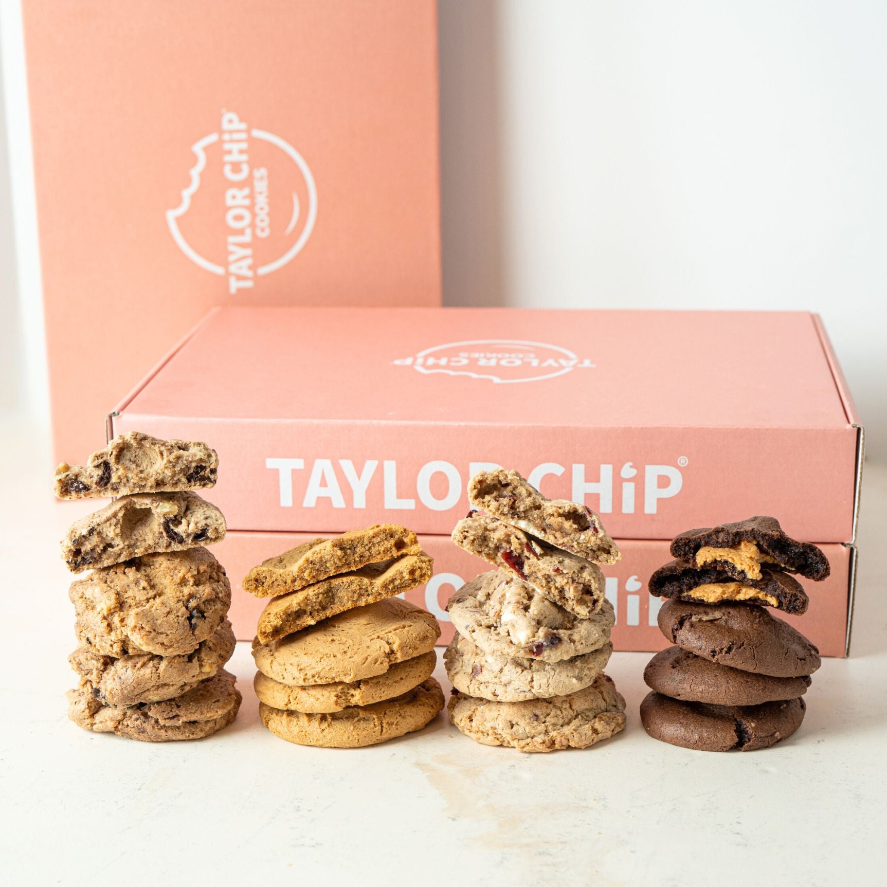 Taylor Chip Mini Stuffed Cookies – Coffee Pairing Box (16-Pack, 1.8 oz Each)