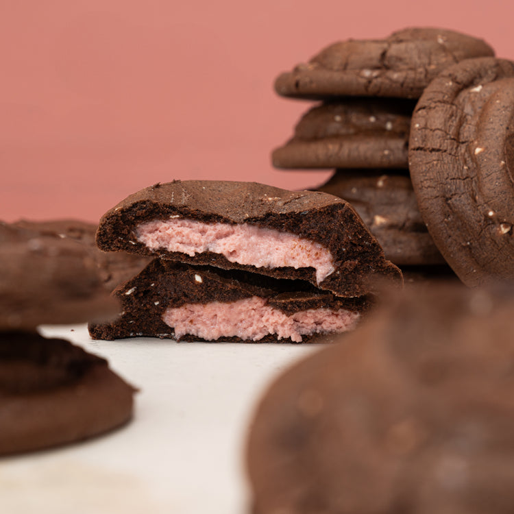 Pink Velvet Cheesecake Cookie