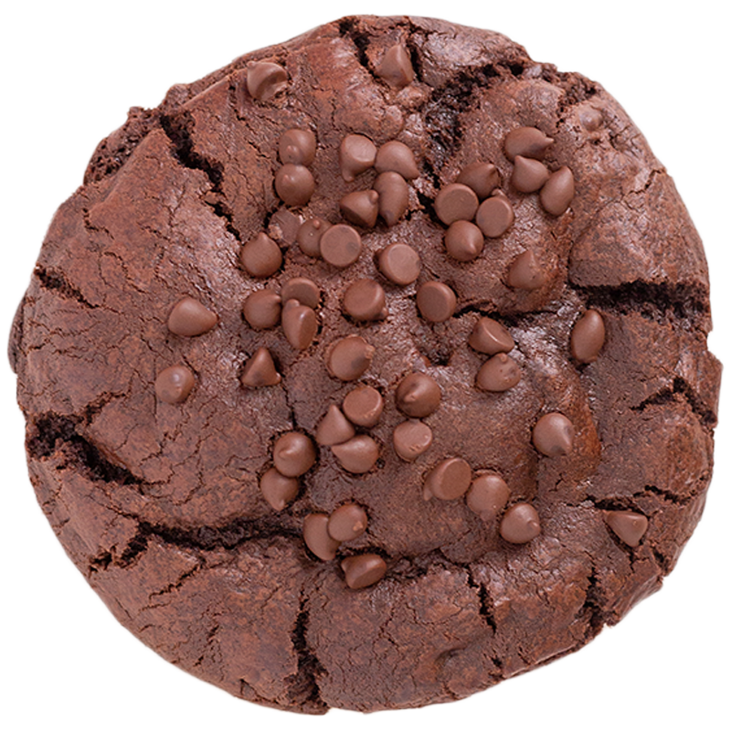 Vegan-Friendly Double Chocolate Brownie Cookie